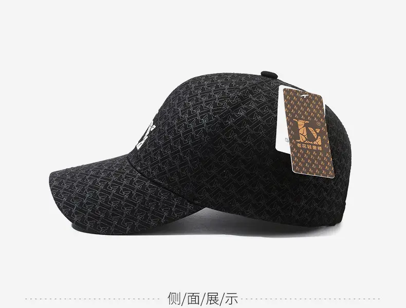 Men Women Light Pink Baseball Cap with L Embroidery — feature 11