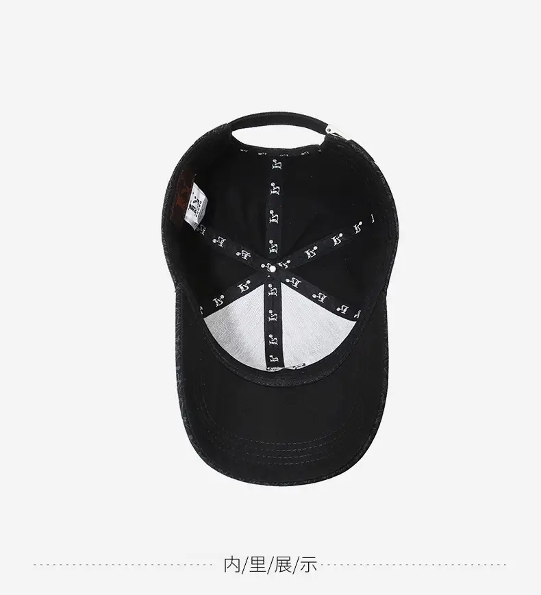 Men Women Light Pink Baseball Cap with L Embroidery — feature 14