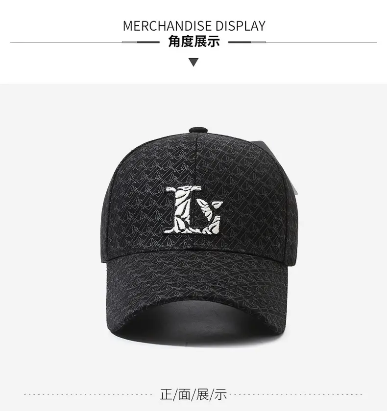 Men Women Light Pink Baseball Cap with L Embroidery — feature 9