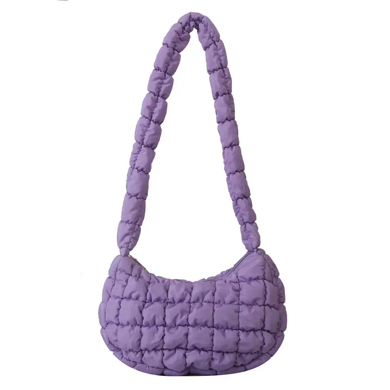 Turquoise Quilted Shoulder Bag for Women 2023