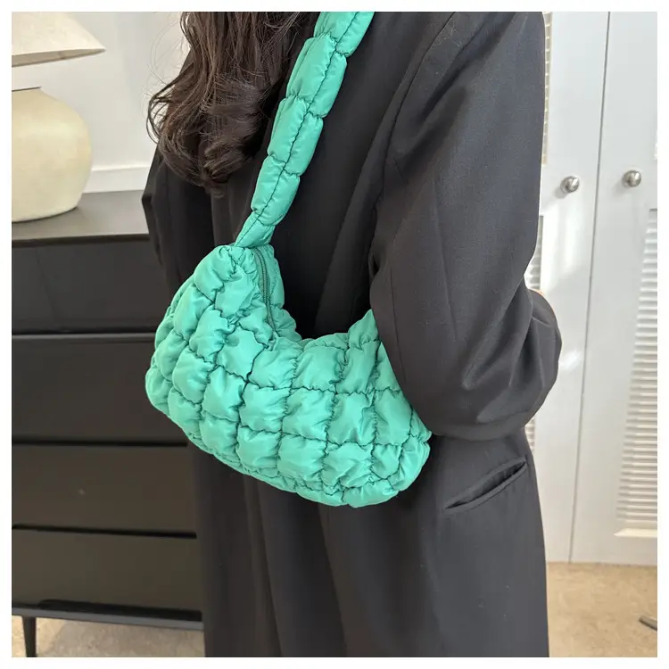 Turquoise Quilted Shoulder Bag for Women 2023 — feature 13
