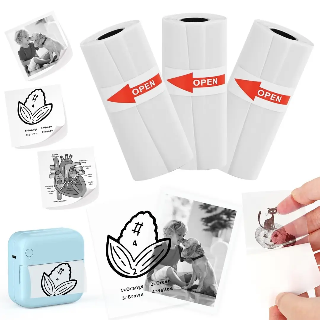 Children's Meow Meow Machine Triple Protection Paper 57×25 Photo Paper Meow Meow Machine Error Printing Paper Ten-Year Photo Retention Triple Protection Paper