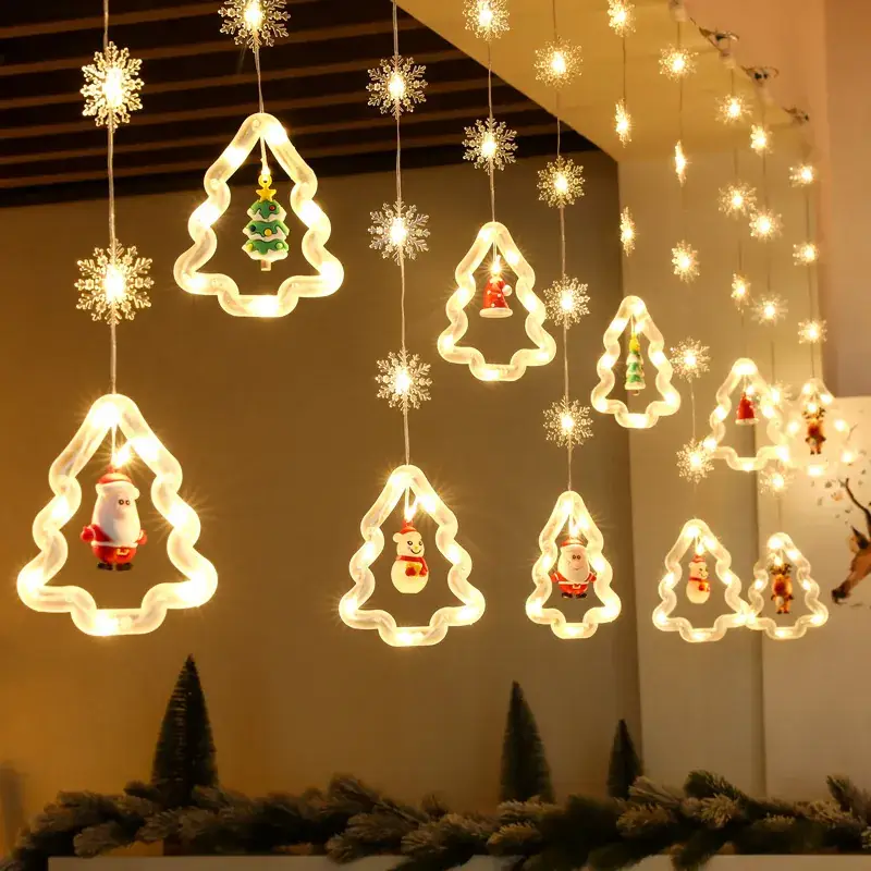 2025 LED Star Snowflake Christmas Lights Set - Image 8