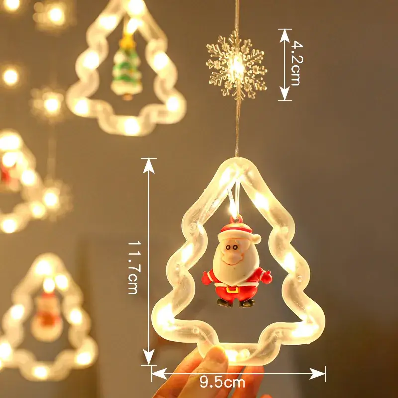 2025 LED Star Snowflake Christmas Lights Set - Image 9
