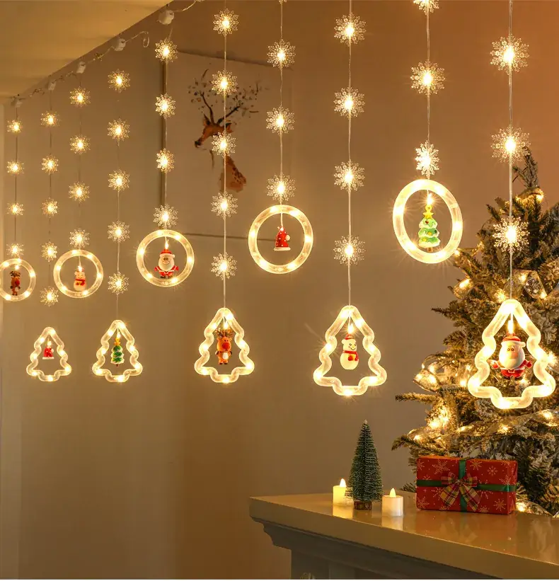 2025 LED Star Snowflake Christmas Lights Set - Image 5