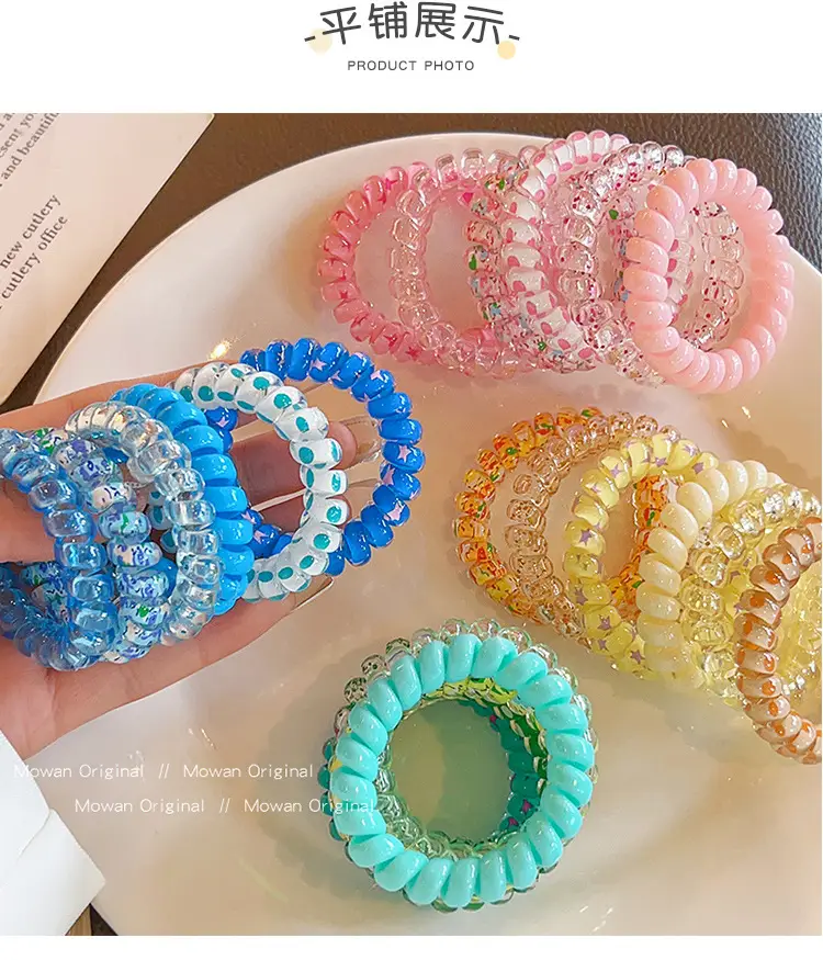 6-Piece Colorful Hair Rope & Ring Set for Girls — feature 18