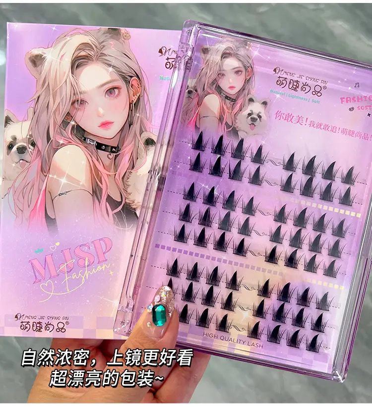 Thick False Eyelashes for Women Single Cluster Segment — feature 2