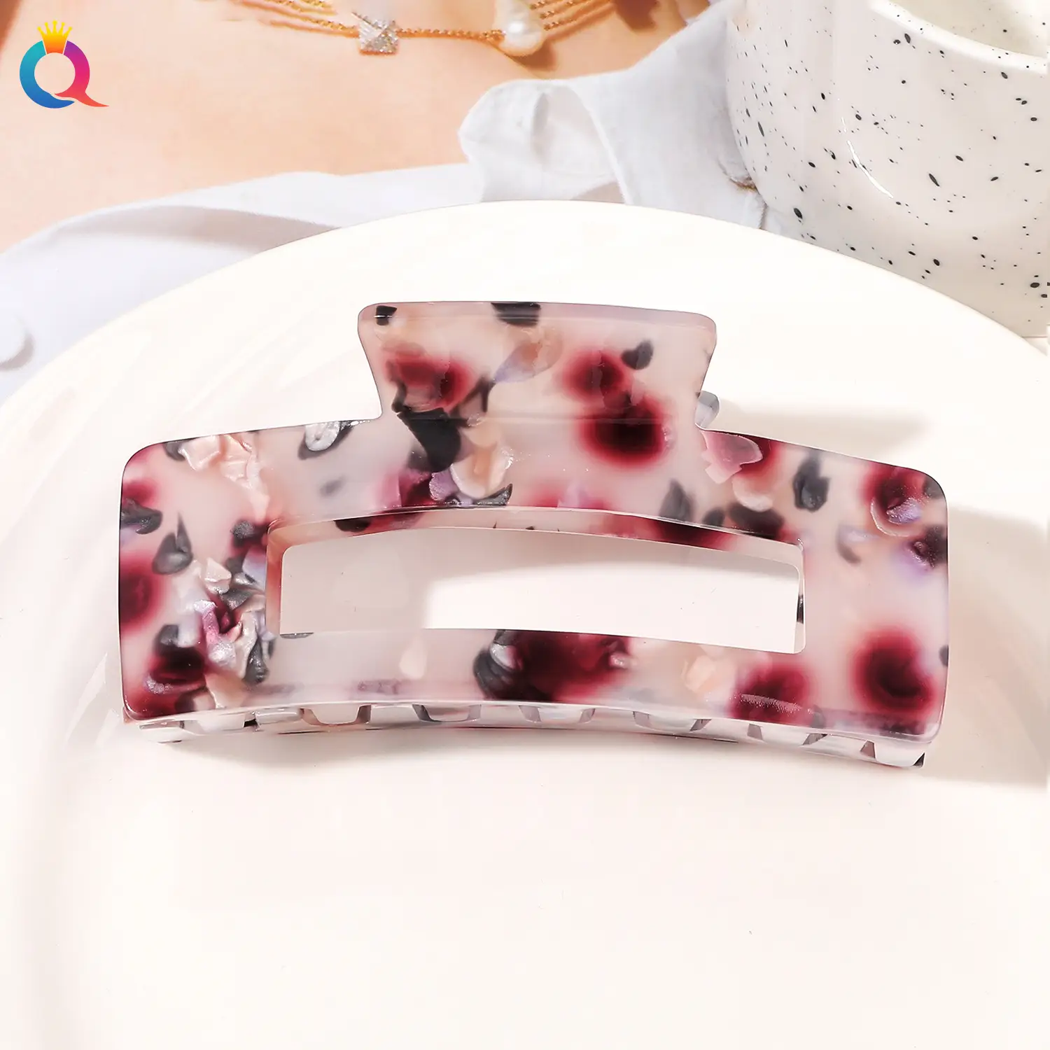 Qiyue Acrylic Shark Clip Hair Grabber High End - Image 8