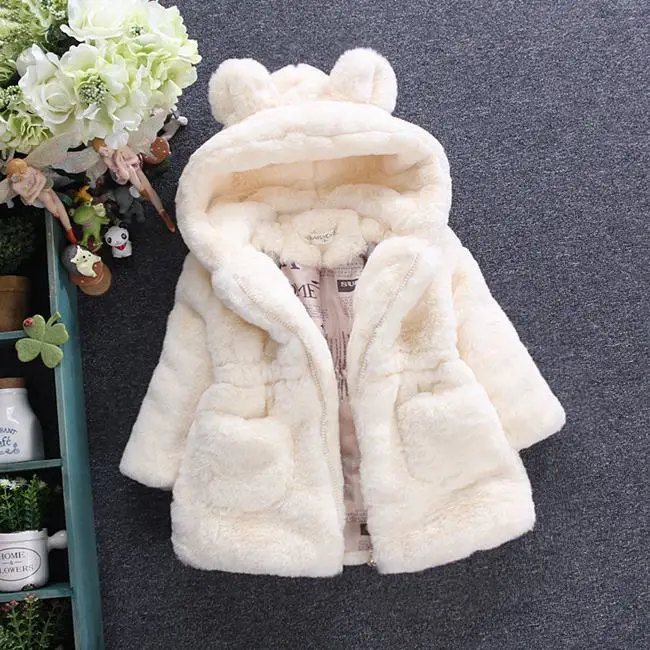 Girls Wool Sweater Outfit with Pom Pom Cap - Image 4