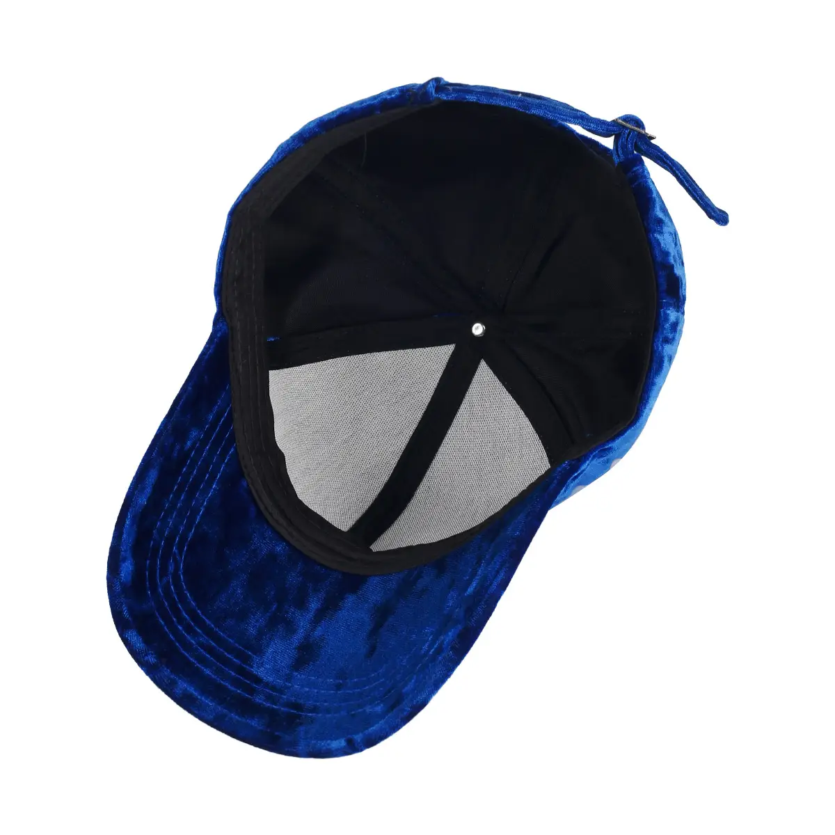 Blue Velvet Plush Baseball Cap Women Men 54.5cm - Image 8
