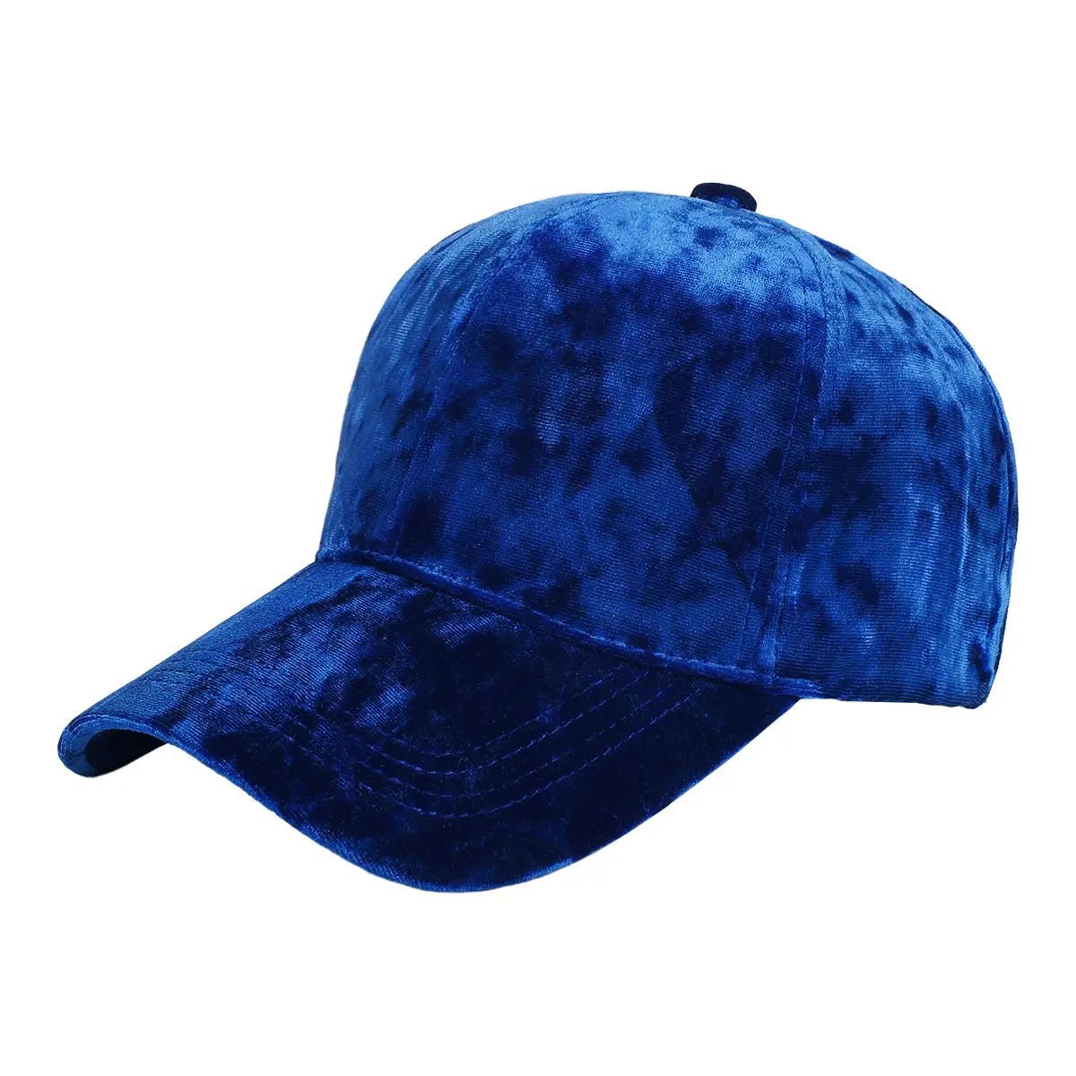 Blue Velvet Plush Baseball Cap Women Men 54.5cm — feature 2