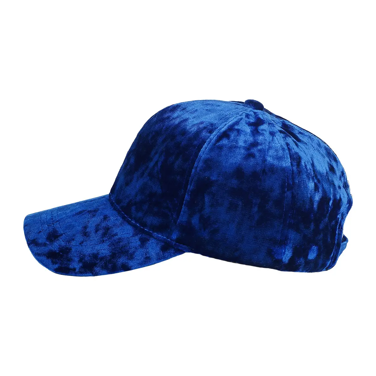 Blue Velvet Plush Baseball Cap Women Men 54.5cm — feature 5