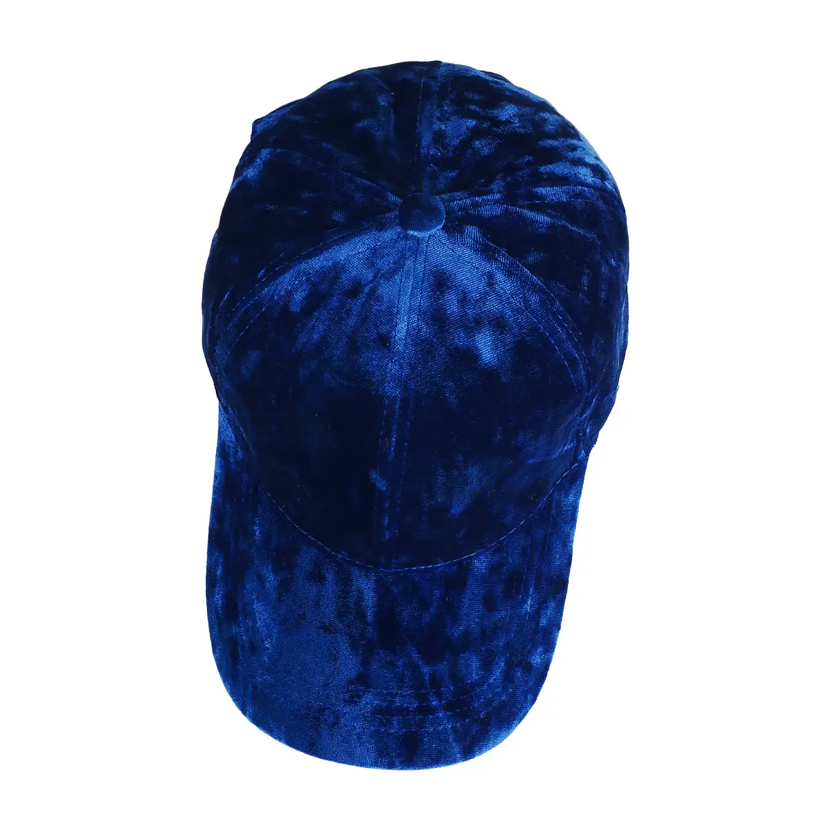 Blue Velvet Plush Baseball Cap Women Men 54.5cm — feature 7
