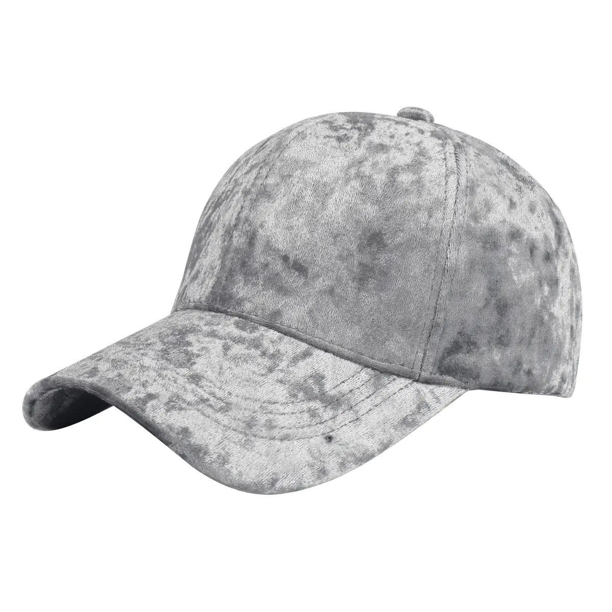 Blue Velvet Plush Baseball Cap Women Men 54.5cm - Image 3