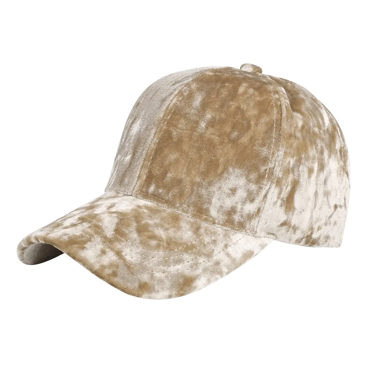 Blue Velvet Plush Baseball Cap Women Men 54.5cm - Image 4