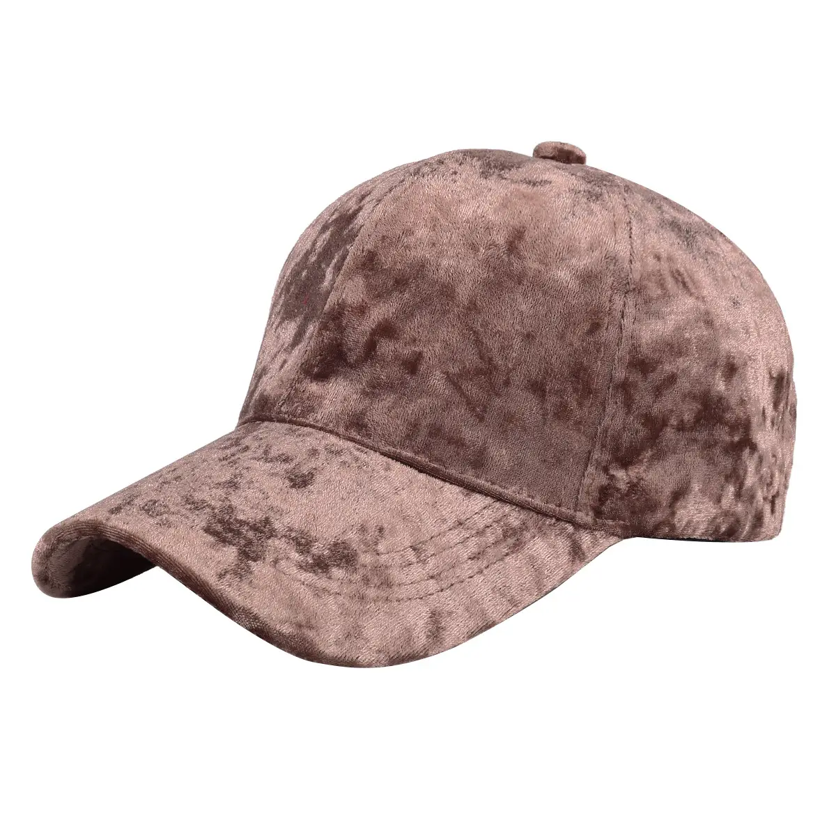 Blue Velvet Plush Baseball Cap Women Men 54.5cm - Image 5