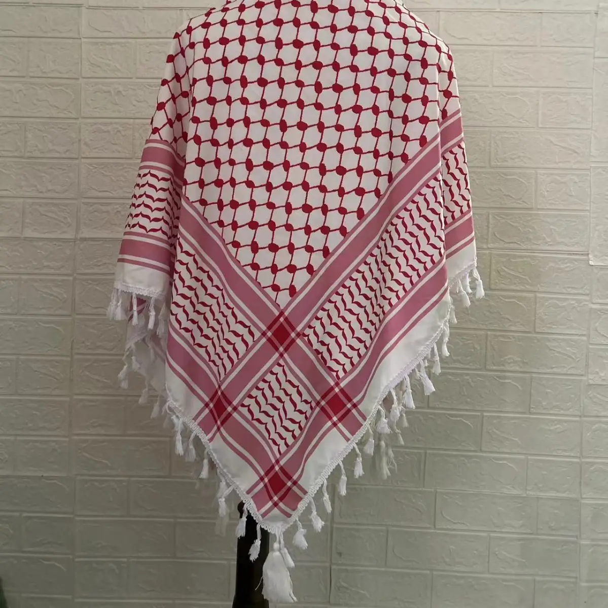 New Blue White Tassel Arab Bandana Tactical Outdoor Muslim Decoration