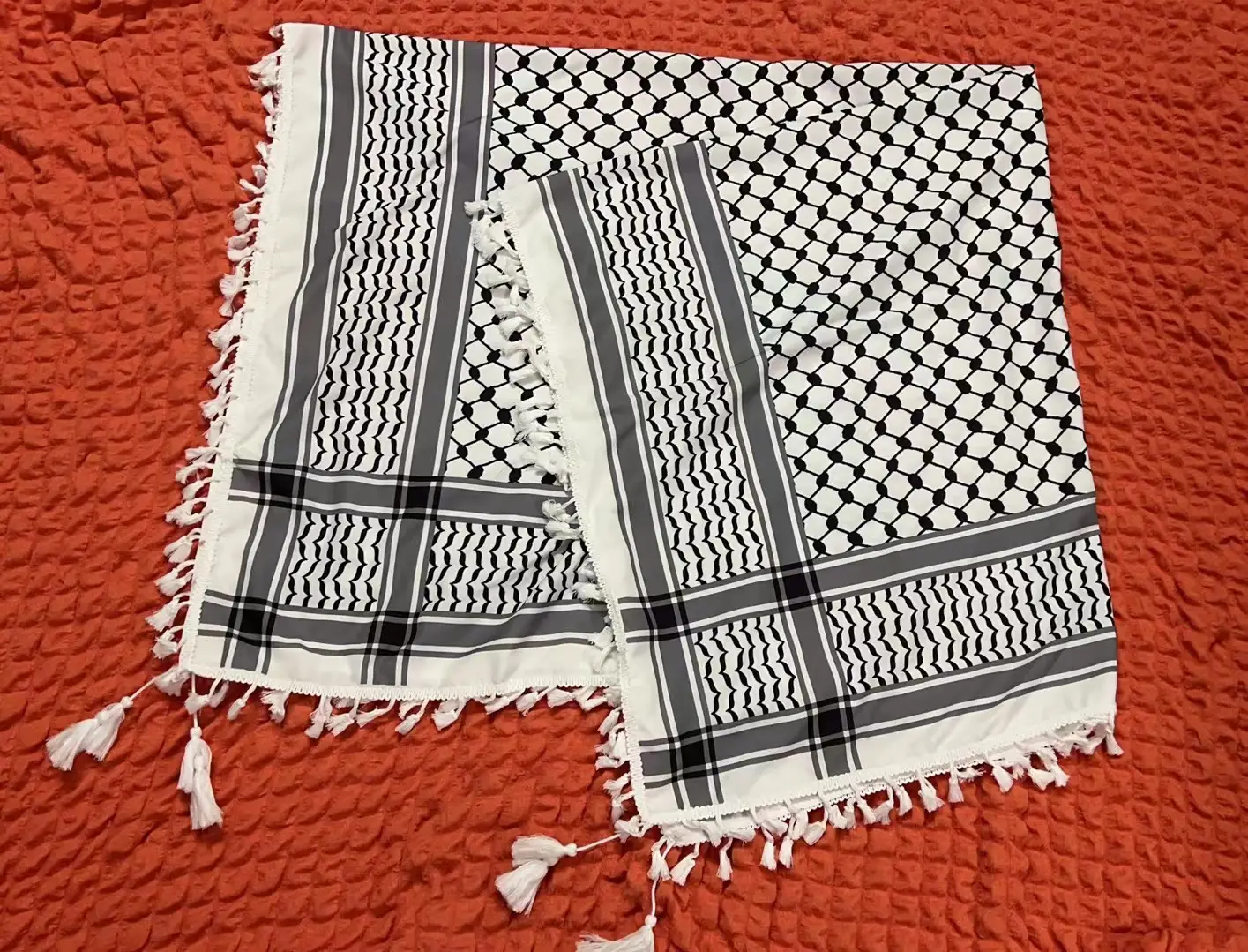 New Blue White Tassel Arab Bandana Tactical Outdoor Muslim Decoration — feature 11