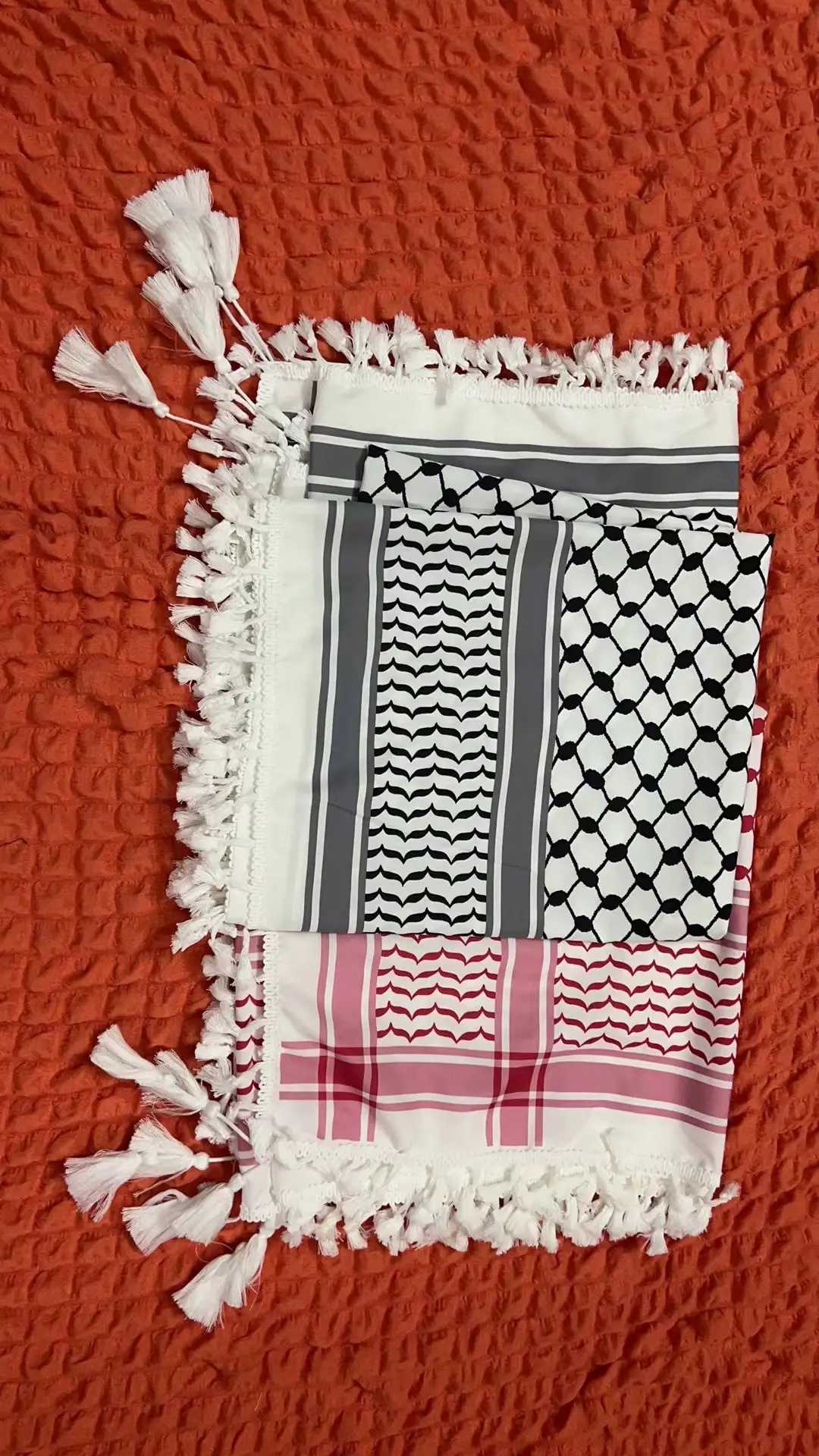 New Blue White Tassel Arab Bandana Tactical Outdoor Muslim Decoration — feature 13