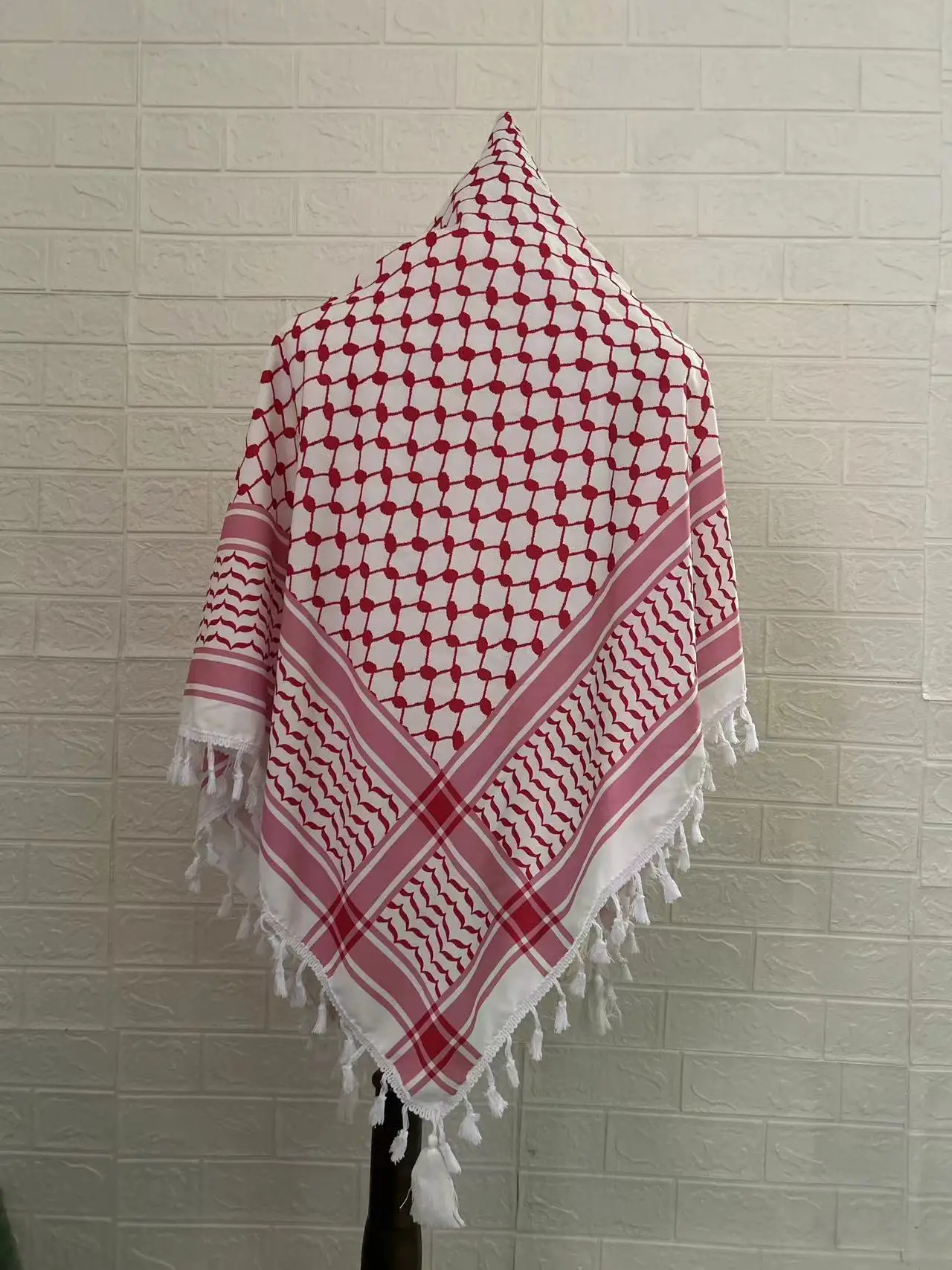 New Blue White Tassel Arab Bandana Tactical Outdoor Muslim Decoration
