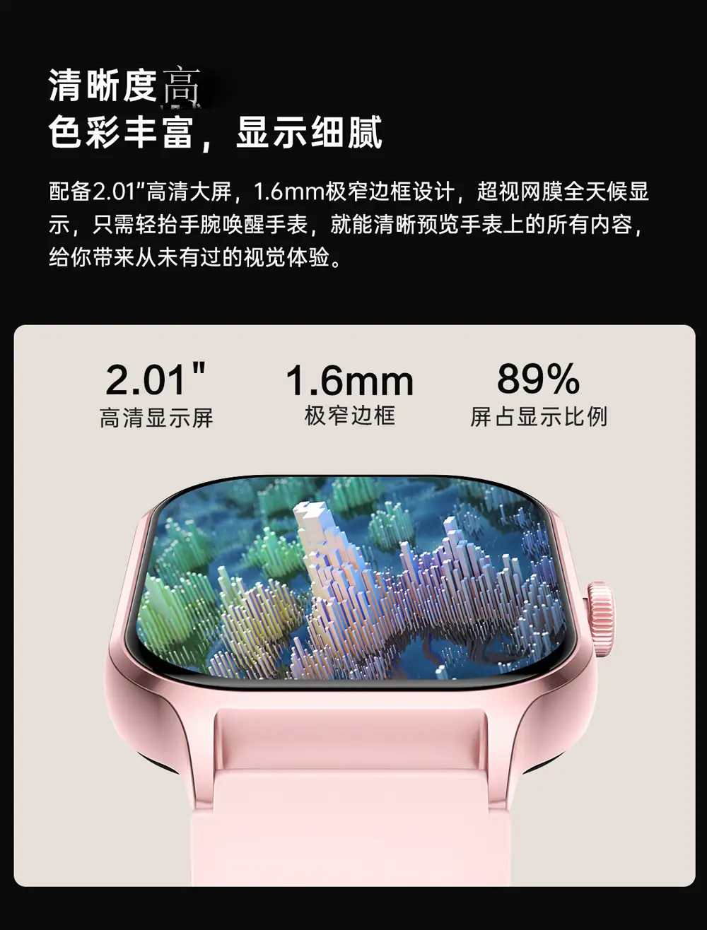 gtS4 AliExpress hot z49 smart watch bracelet 2.01 large screen sports Bluetooth watch ring heart rate factory — feature 4
