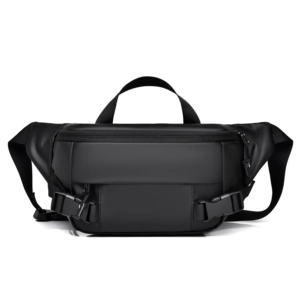 Men's Black Crossbody Shoulder Bag 2023 Winter - Image 2