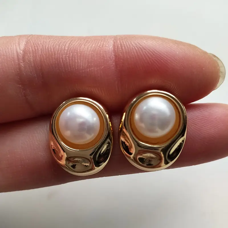 Natural Pearl Earrings Big Brand Same Style Light Luxury High-Level Design Elegant Earrings s925 Silver Needle Small Chanel Style Earrings — feature 11