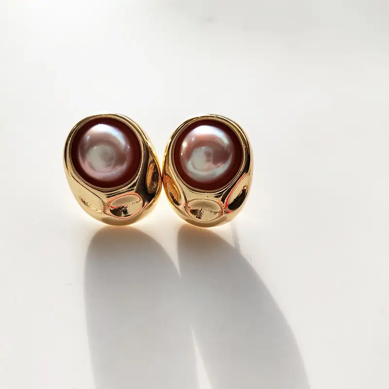 Natural Pearl Earrings Big Brand Same Style Light Luxury High-Level Design Elegant Earrings s925 Silver Needle Small Chanel Style Earrings — feature 14