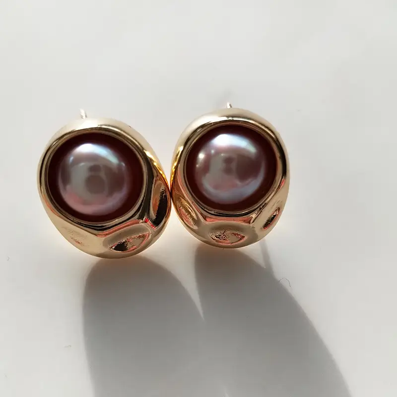 Natural Pearl Earrings Big Brand Same Style Light Luxury High-Level Design Elegant Earrings s925 Silver Needle Small Chanel Style Earrings — feature 16