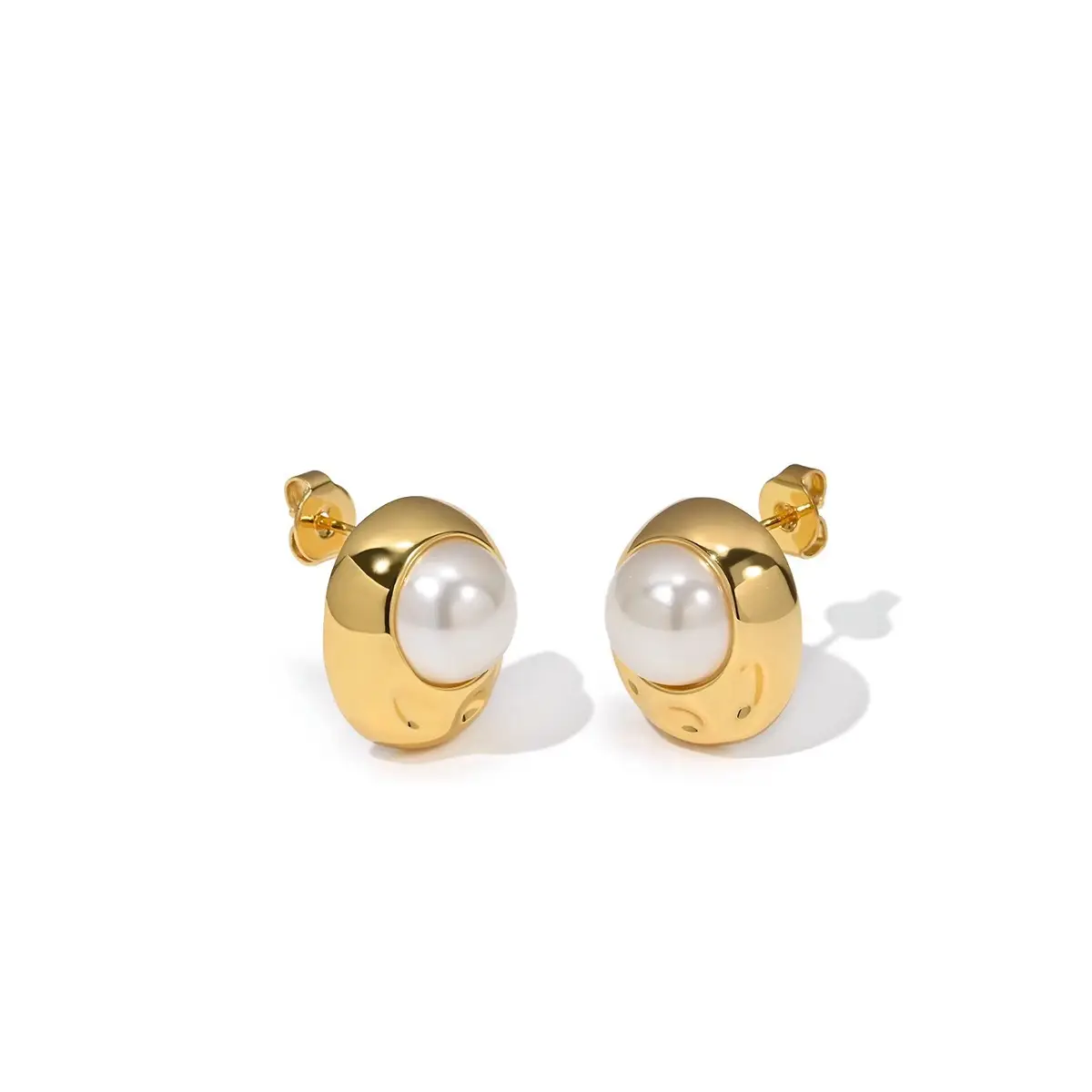Natural Pearl Earrings Big Brand Same Style Light Luxury High-Level Design Elegant Earrings s925 Silver Needle Small Chanel Style Earrings — feature 17