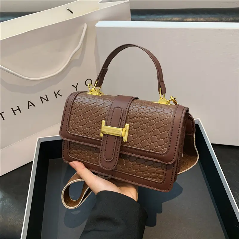 Women's Beige Beige Crossbody Bag with Gold Clasp