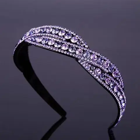 Full Diamond Hair Hoop for Women High-end Rhinestone - Image 15
