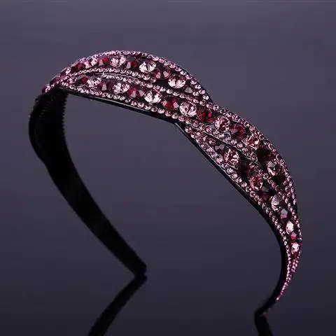 Full Diamond Hair Hoop for Women High-end Rhinestone — feature 6