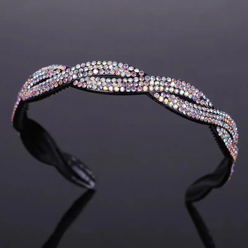 Full Diamond Hair Hoop for Women High-end Rhinestone - Image 10