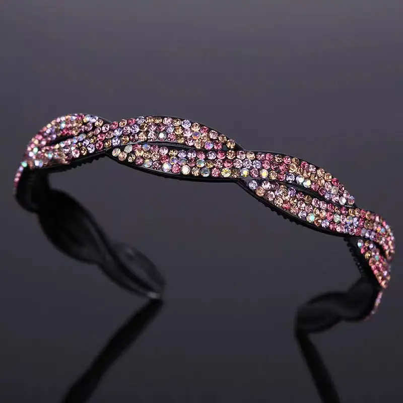 Full Diamond Hair Hoop for Women High-end Rhinestone - Image 11