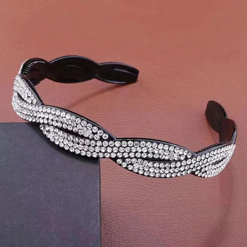 Full Diamond Hair Hoop for Women High-end Rhinestone - Image 14