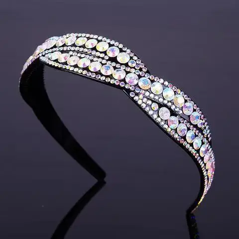 Full Diamond Hair Hoop for Women High-end Rhinestone - Image 4