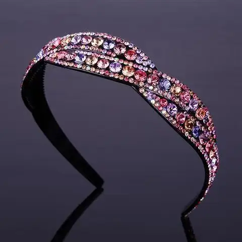 Full Diamond Hair Hoop for Women High-end Rhinestone - Image 6