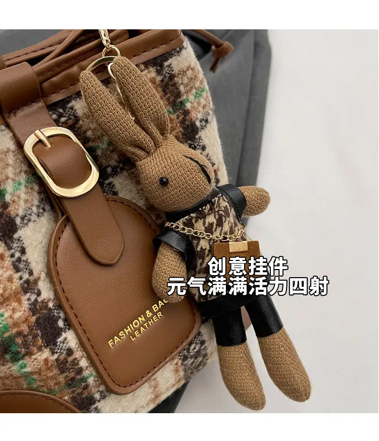Retro Plaid Crossbody Bag for Women 2026 — feature 6