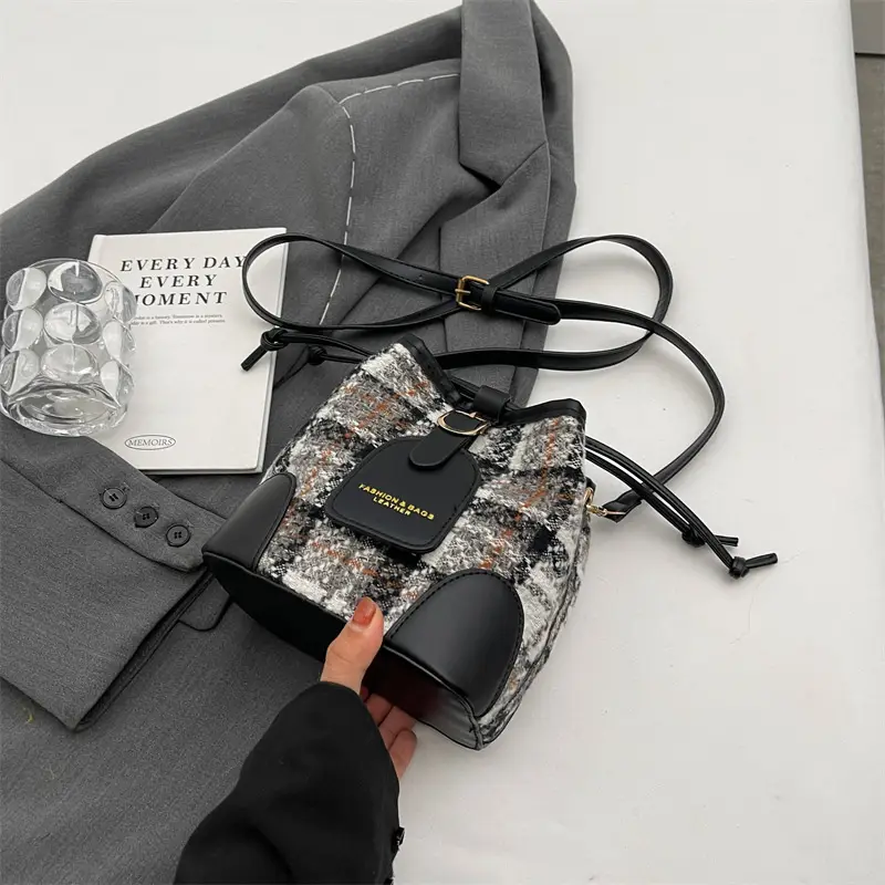 Retro Plaid Crossbody Bag for Women 2026 - Image 2