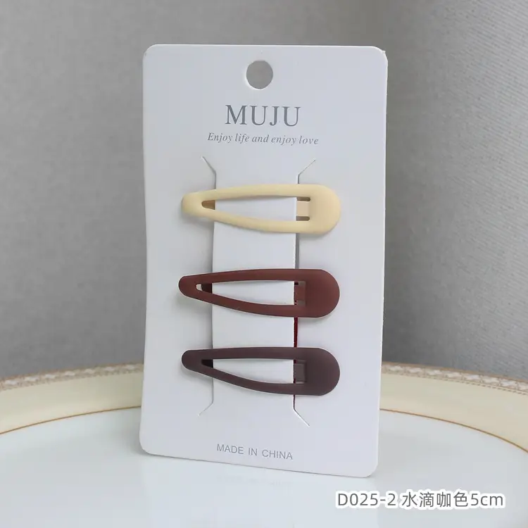 3D Star Hair Clips Set for Women