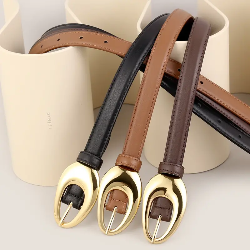 Women Genuine Leather Belt 2023 Artistic Decorative Pin Buckle - Image 7