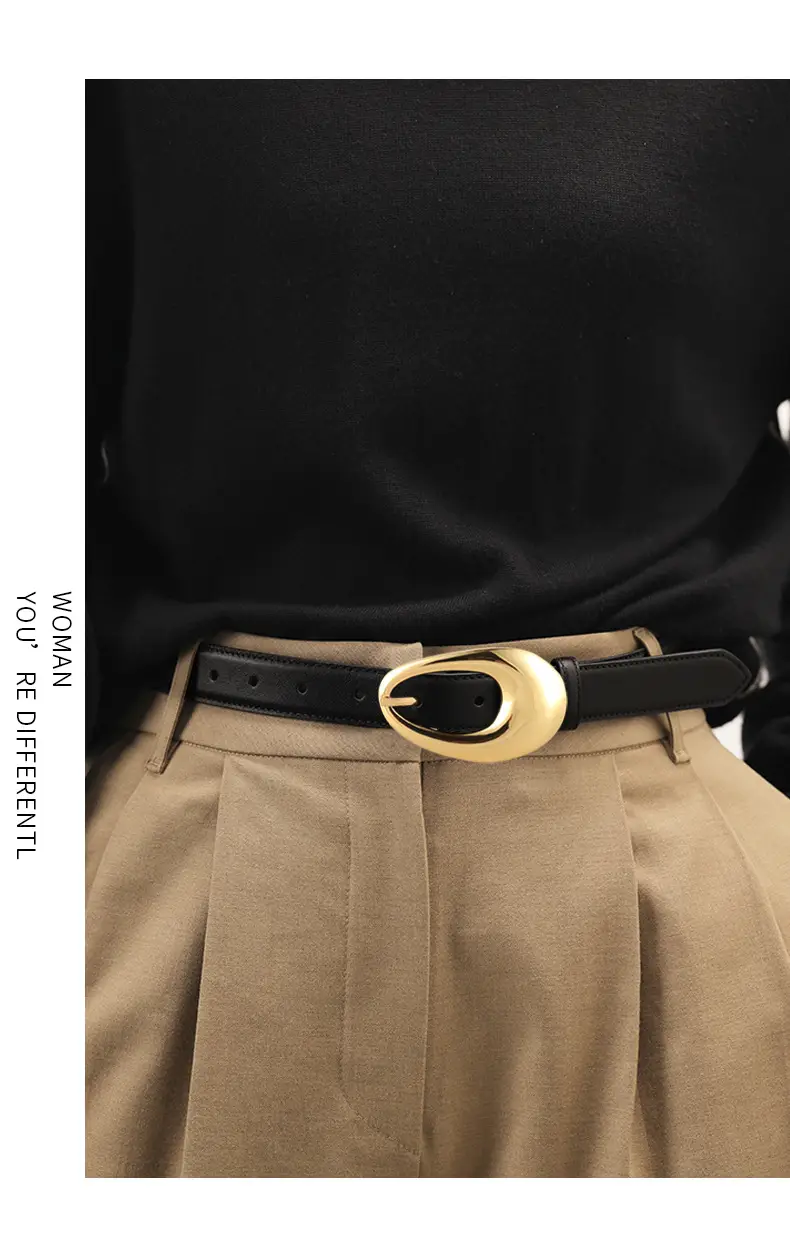 Women Genuine Leather Belt 2023 Artistic Decorative Pin Buckle — feature 21