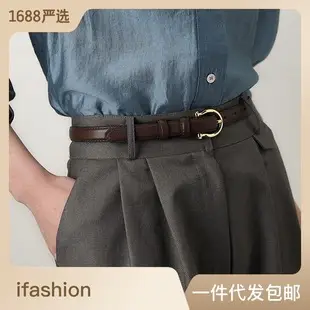 Women Genuine Leather Belt 2023 Artistic Decorative Pin Buckle — feature 6