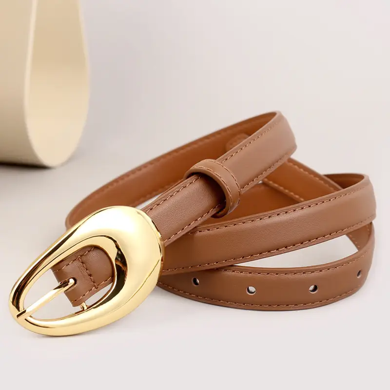 Women Genuine Leather Belt 2023 Artistic Decorative Pin Buckle - Image 2