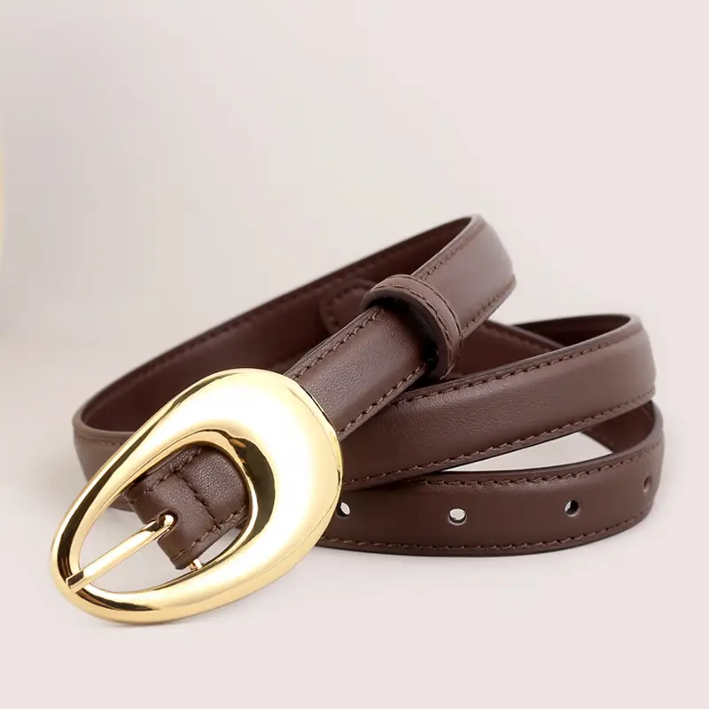 Women Genuine Leather Belt 2023 Artistic Decorative Pin Buckle - Image 3