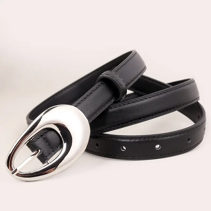Women Genuine Leather Belt 2023 Artistic Decorative Pin Buckle - Image 4