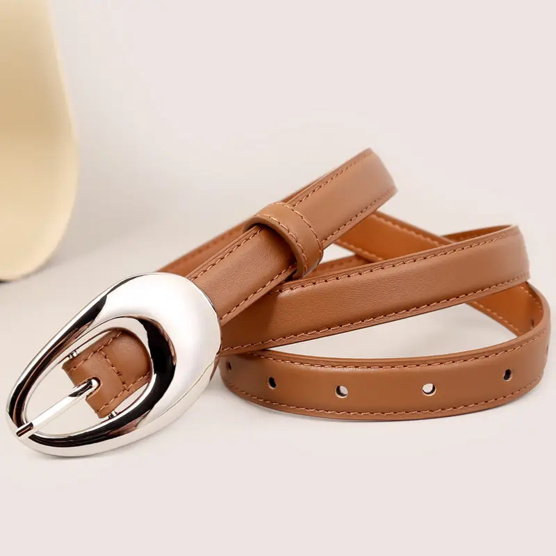 Women Genuine Leather Belt 2023 Artistic Decorative Pin Buckle - Image 5