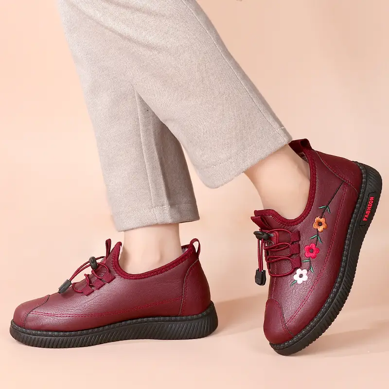 2025 Winter Cotton Flats for Women Warm Non-Slip - Image 4
