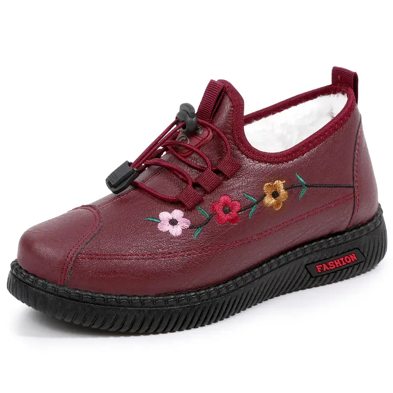 2025 Winter Cotton Flats for Women Warm Non-Slip - Image 7